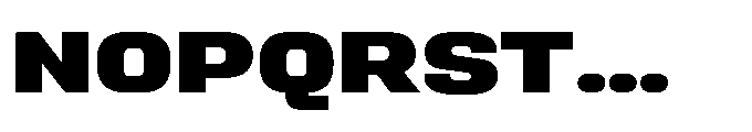 Sygnos Extrabold XExp Regular Font UPPERCASE