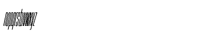 Sygnos Light Cmp Oblique Font LOWERCASE