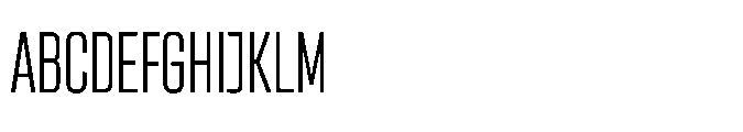 Sygnos Light Condensed Regular Font UPPERCASE