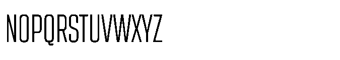 Sygnos Light Condensed Regular Font UPPERCASE