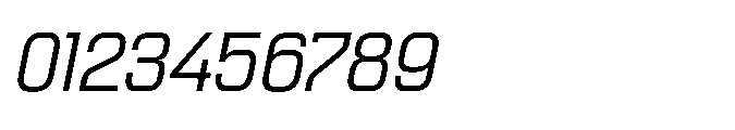Sygnos Light Oblique Font OTHER CHARS