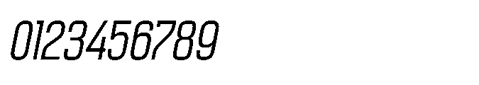 Sygnos Light Sm Condensed Oblique Font OTHER CHARS
