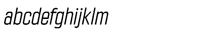 Sygnos Light Sm Condensed Oblique FONT