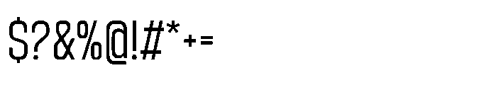 Sygnos Light Sm Condensed Regular Font OTHER CHARS