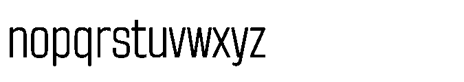 Sygnos Light Sm Condensed Regular Font LOWERCASE