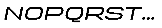 Sygnos Light UExp Oblique Font UPPERCASE