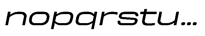 Sygnos Light UExp Oblique Font LOWERCASE