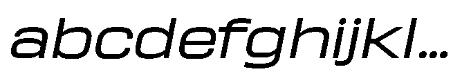 Sygnos Light XExp Oblique FONT