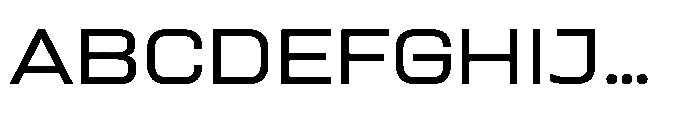 Sygnos Light XExp Regular Font UPPERCASE