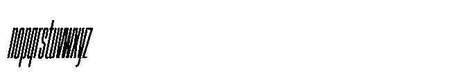 Sygnos Md Cmp Oblique Font LOWERCASE