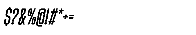 Sygnos Md Condensed Oblique Font OTHER CHARS