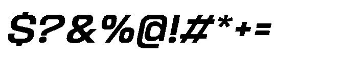 Sygnos Md Exp Oblique Font OTHER CHARS
