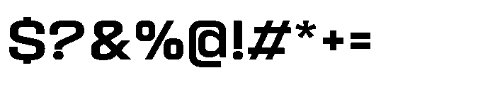 Sygnos Md Exp Regular Font OTHER CHARS