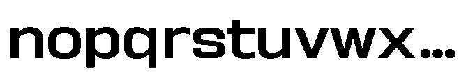 Sygnos Md Exp Regular Font LOWERCASE