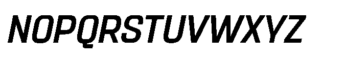 Sygnos Md Oblique Font UPPERCASE