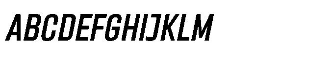 Sygnos Md Sm Condensed Oblique Font UPPERCASE