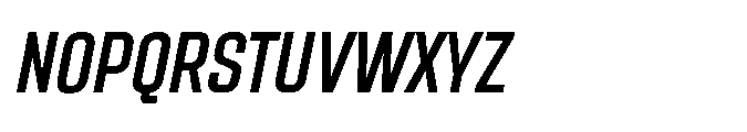 Sygnos Md Sm Condensed Oblique Font UPPERCASE
