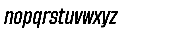 Sygnos Md Sm Condensed Oblique Font LOWERCASE