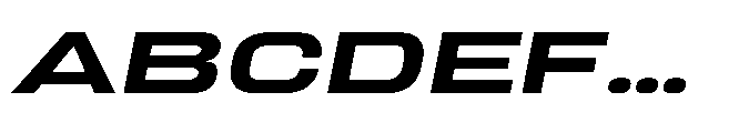 Sygnos Md UExp Oblique Font UPPERCASE