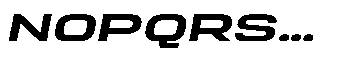 Sygnos Md UExp Oblique Font UPPERCASE