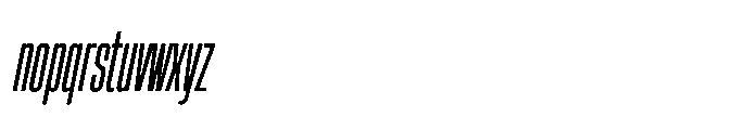 Sygnos Md XCn Oblique Font LOWERCASE
