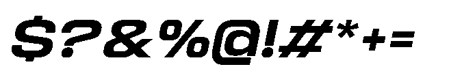 Sygnos Md XExp Oblique Font OTHER CHARS