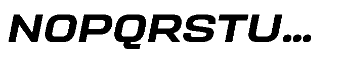 Sygnos Md XExp Oblique Font UPPERCASE