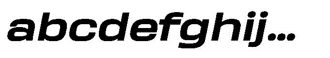 Sygnos Md XExp Oblique FONT