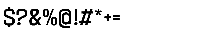 Sygnos Regular Font OTHER CHARS
