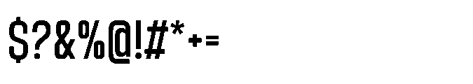 Sygnos Sm Condensed Regular Font OTHER CHARS