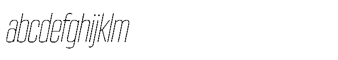 Sygnos Th Condensed Oblique FONT