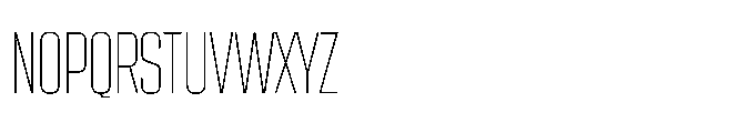 Sygnos Th Condensed Regular Font UPPERCASE
