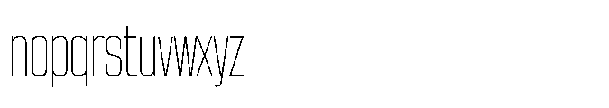 Sygnos Th Condensed Regular Font LOWERCASE