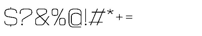 Sygnos Th Exp Regular Font OTHER CHARS