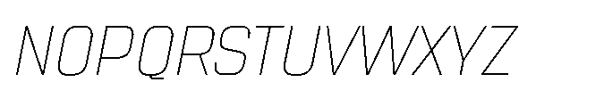 Sygnos Th Oblique Font UPPERCASE