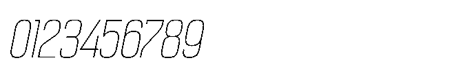 Sygnos Th Sm Condensed Oblique Font OTHER CHARS