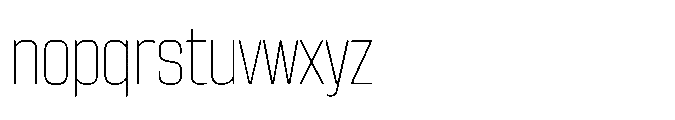 Sygnos Th Sm Condensed Regular Font LOWERCASE