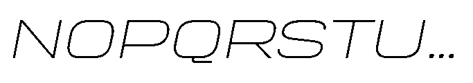 Sygnos Th UExp Oblique Font UPPERCASE