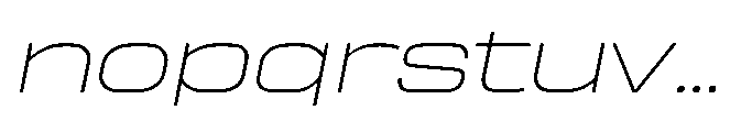 Sygnos Th UExp Oblique Font LOWERCASE