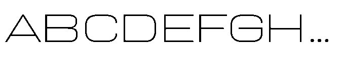 Sygnos Th UExp Regular Font UPPERCASE
