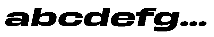 Sygnos UExp Bold Oblique FONT