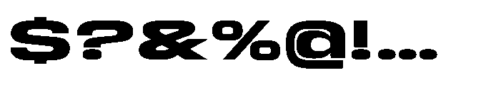 Sygnos UExp Bold Font OTHER CHARS