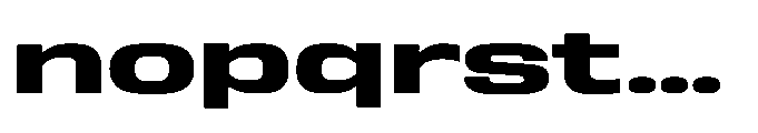 Sygnos UExp Bold Font LOWERCASE
