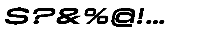 Sygnos UExp Oblique Font OTHER CHARS