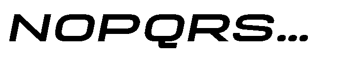 Sygnos UExp Oblique Font UPPERCASE