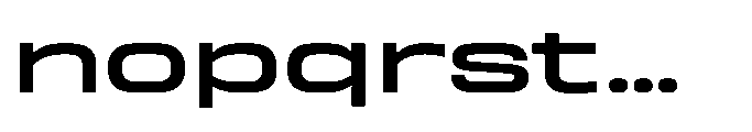 Sygnos UExp Regular Font LOWERCASE