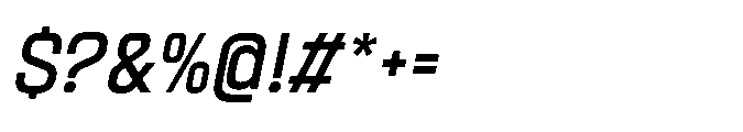Sygnos Variable Oblique Oblique Font OTHER CHARS