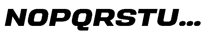 Sygnos XExp Bold Oblique Font UPPERCASE