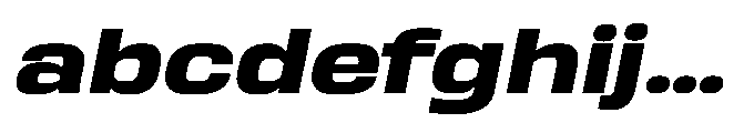 Sygnos XExp Bold Oblique FONT