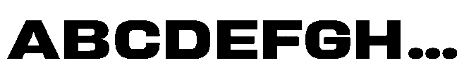 Sygnos XExp Bold Font UPPERCASE